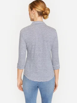 Brynn Linen Shirt In Stripe