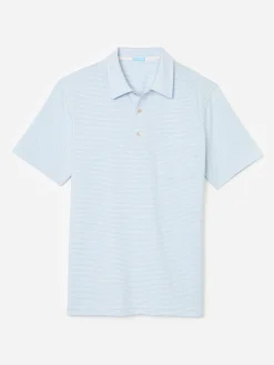 Callahan Cotton Polo In Stripe