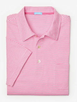 Callahan Cotton Polo In Stripe