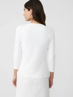 Carly Top In Fernwood Geo Jacquard