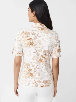 Cornelia Shirt In Chinoiserie Toile