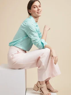 Denver Silk Shirt In Stripe