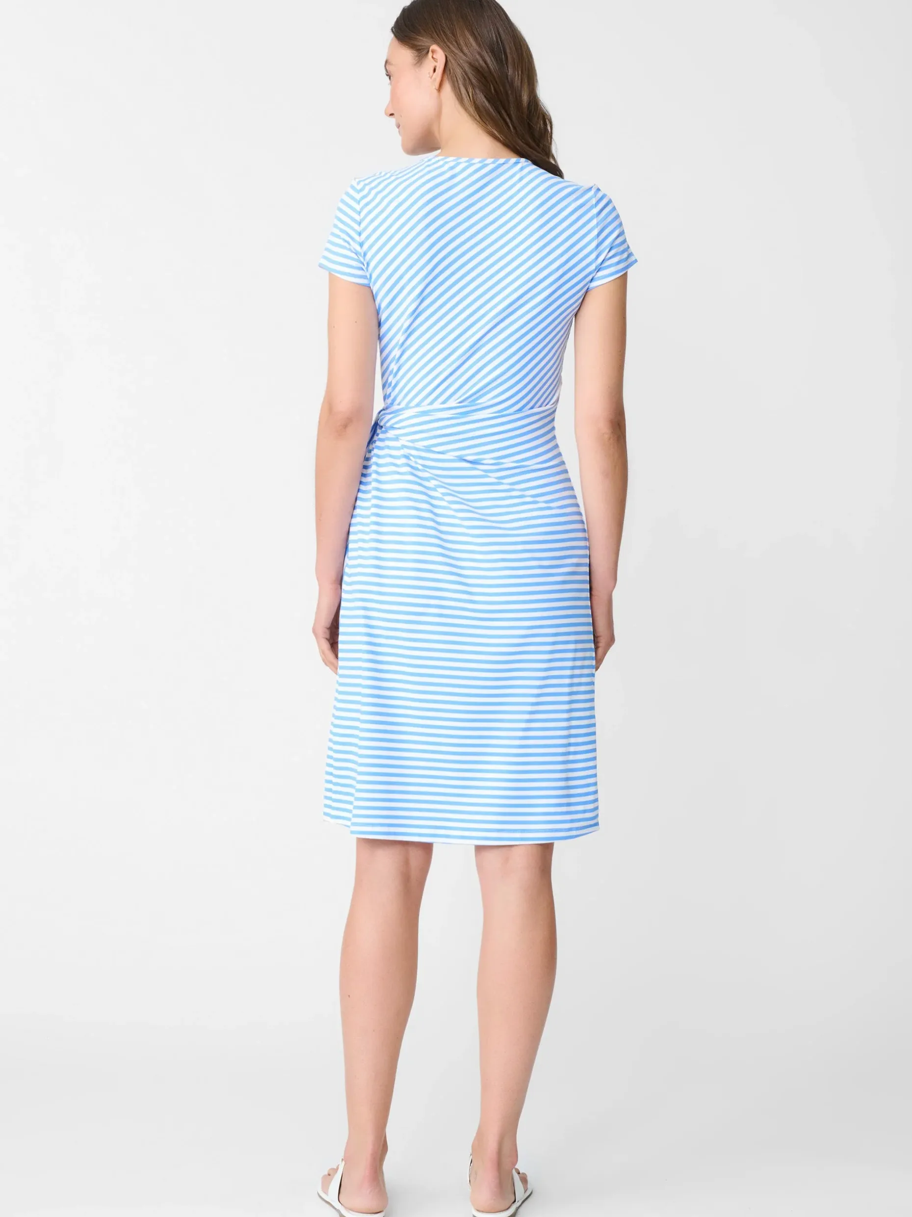 Elora Dress In Mini Bangle Stripe