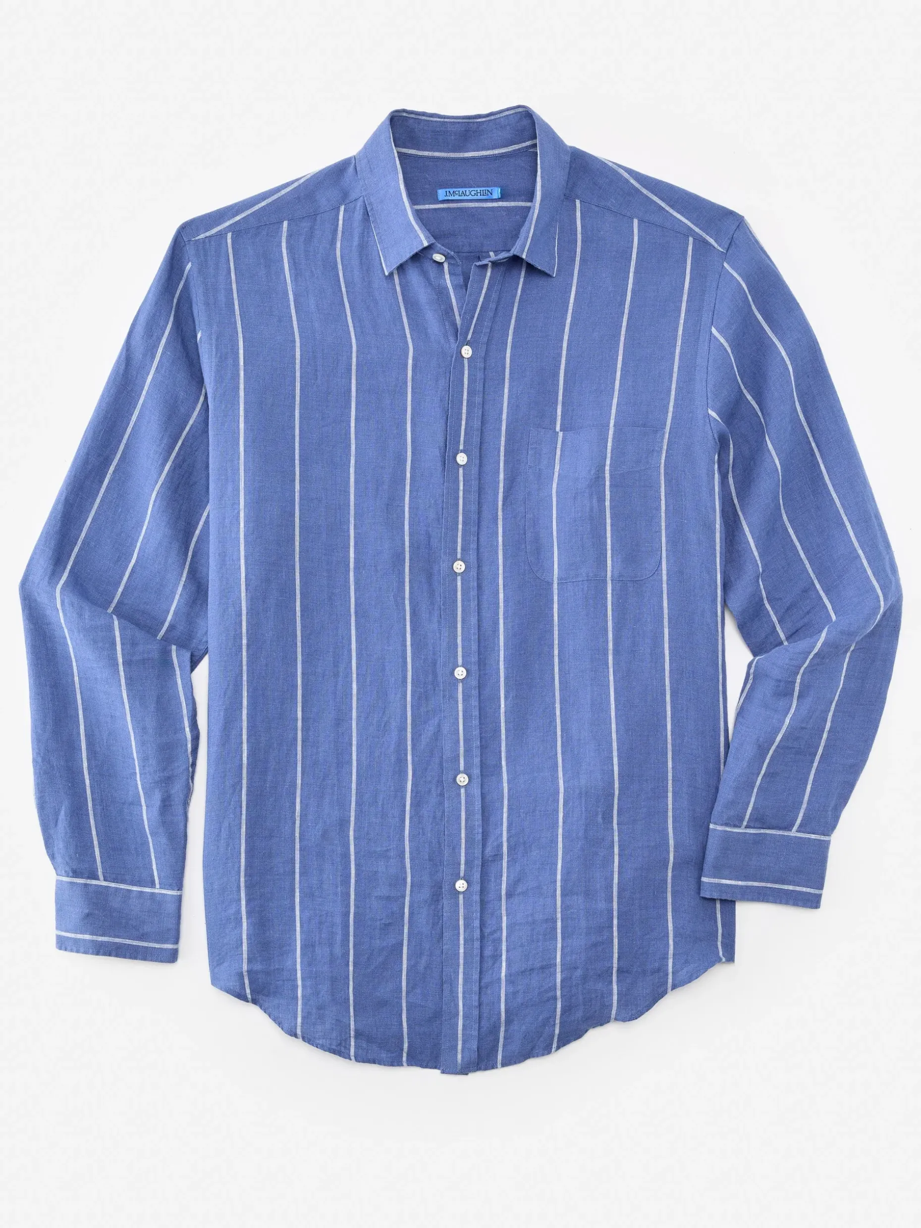 Gramercy Classic Fit Linen Shirt In Stripe