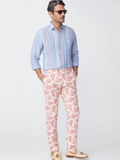 Lukas Pants In Mega Coral Cay Texture