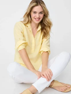 Lula Linen Shirt In Stripe