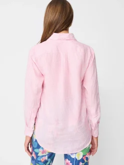 Lula Linen Shirt In Stripe