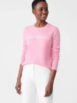 Shield Cashmere Sweater In Vero Beach