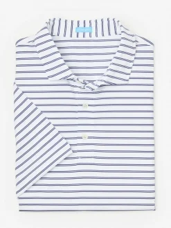 Springer Performance Polo In Harbor Stripe