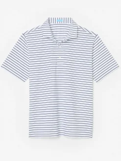 Springer Performance Polo In Harbor Stripe